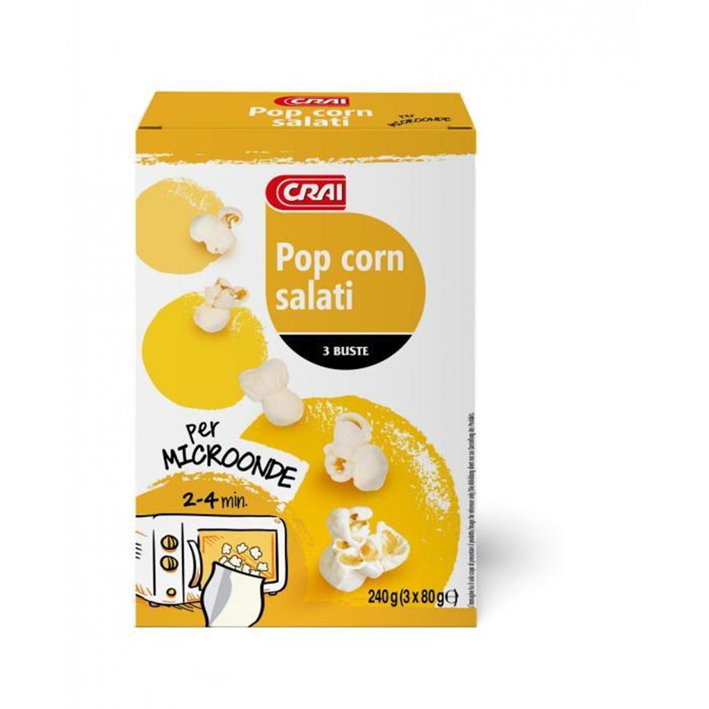 POP CORN MICROOND.CRAIX80X3BS – Ingrosso CRAI